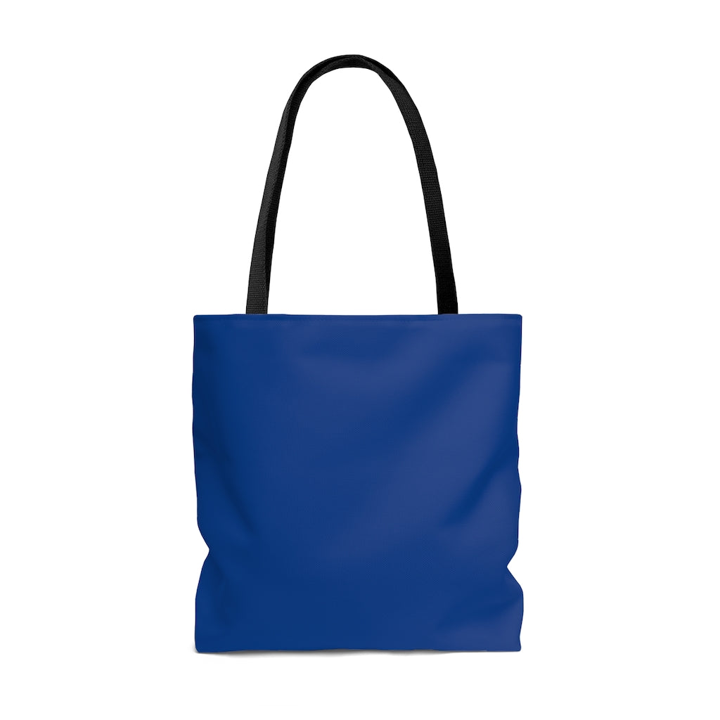 TEACH AND L(EARN) Tote Bag (Blue/White) - EDU HUSTLE