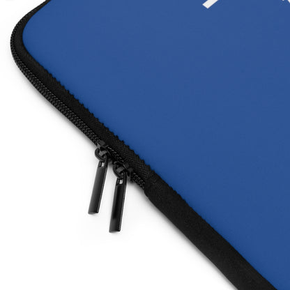 TEACH AND L(EARN) Laptop Sleeve (Blue/White) - EDU HUSTLE