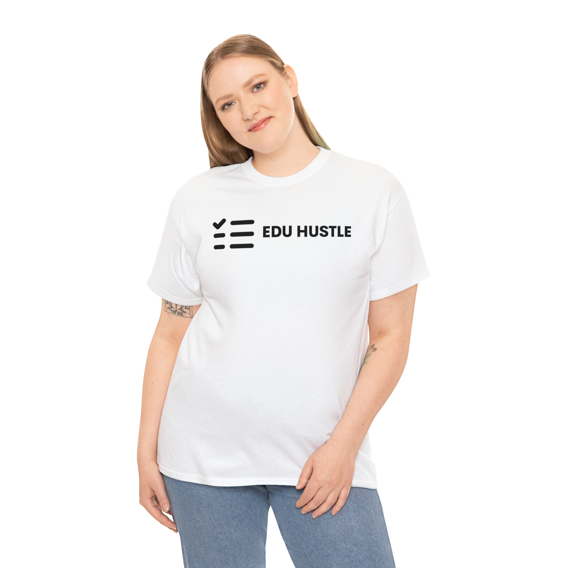 EDU HUSTLE Black Label Tee - EDU HUSTLE