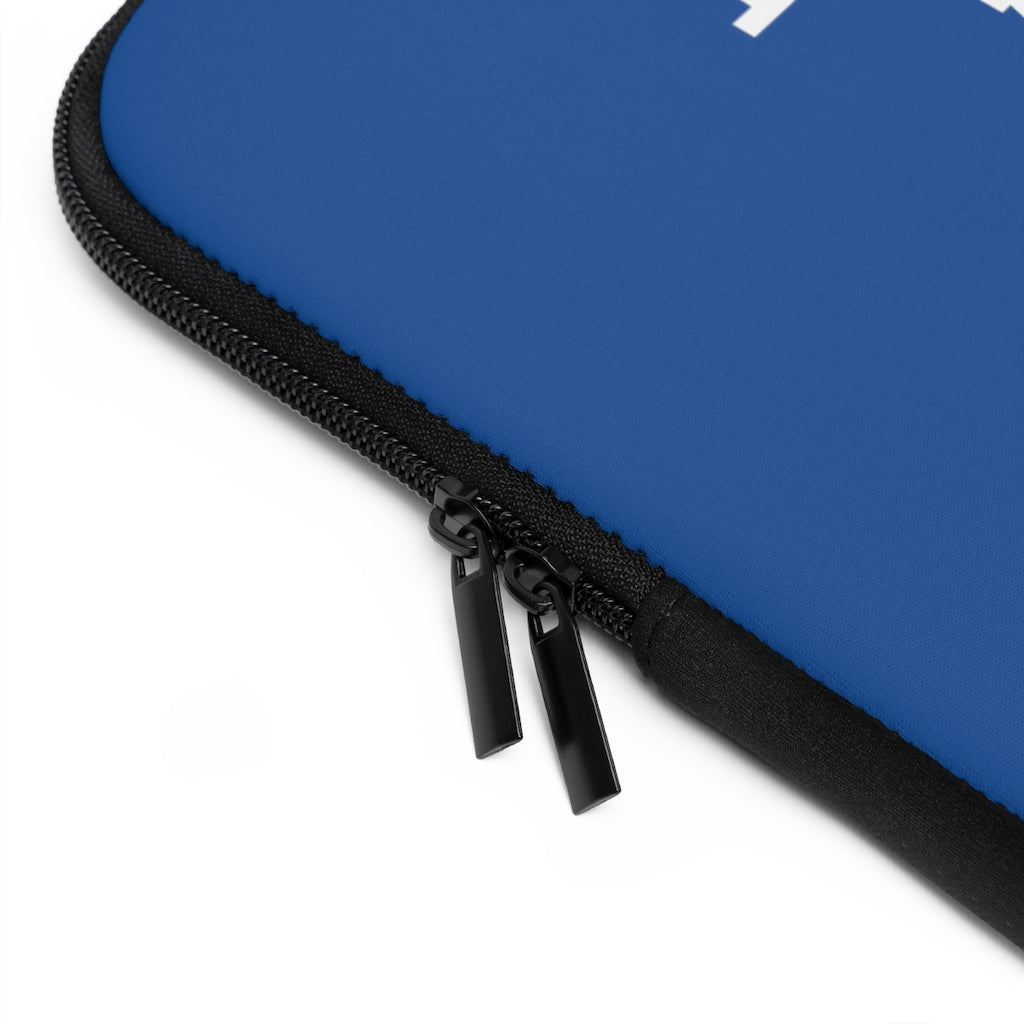 TEACH AND L(EARN) Laptop Sleeve (Blue/White) - EDU HUSTLE