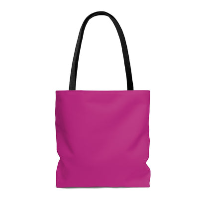 TEACH AND L(EARN) Tote Bag (Pink/White) - EDU HUSTLE