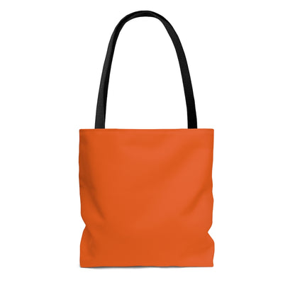 TEACH AND L(EARN) Tote Bag (Orange/Black) - EDU HUSTLE