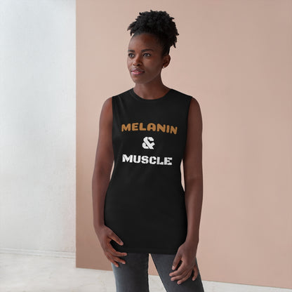 Melanin & Muscle Tank - EDU HUSTLE